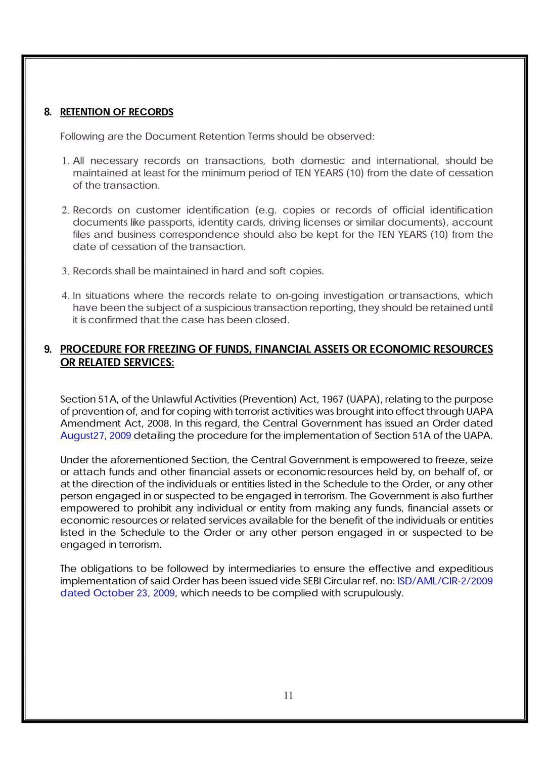 AML POLICY