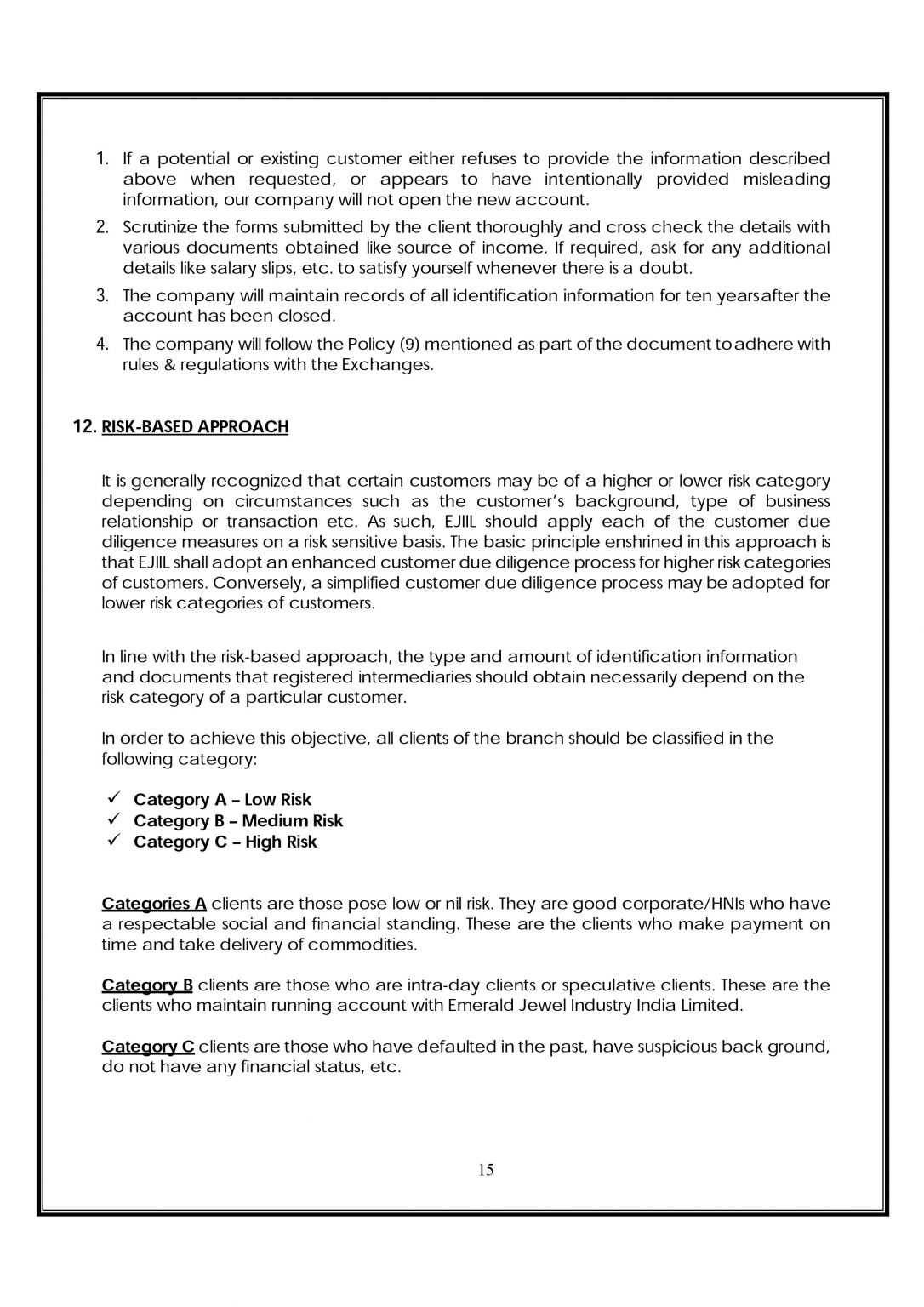 AML POLICY