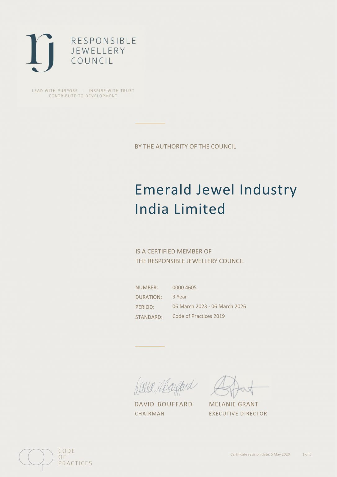 RJC (Responsible Jewellery Council)
