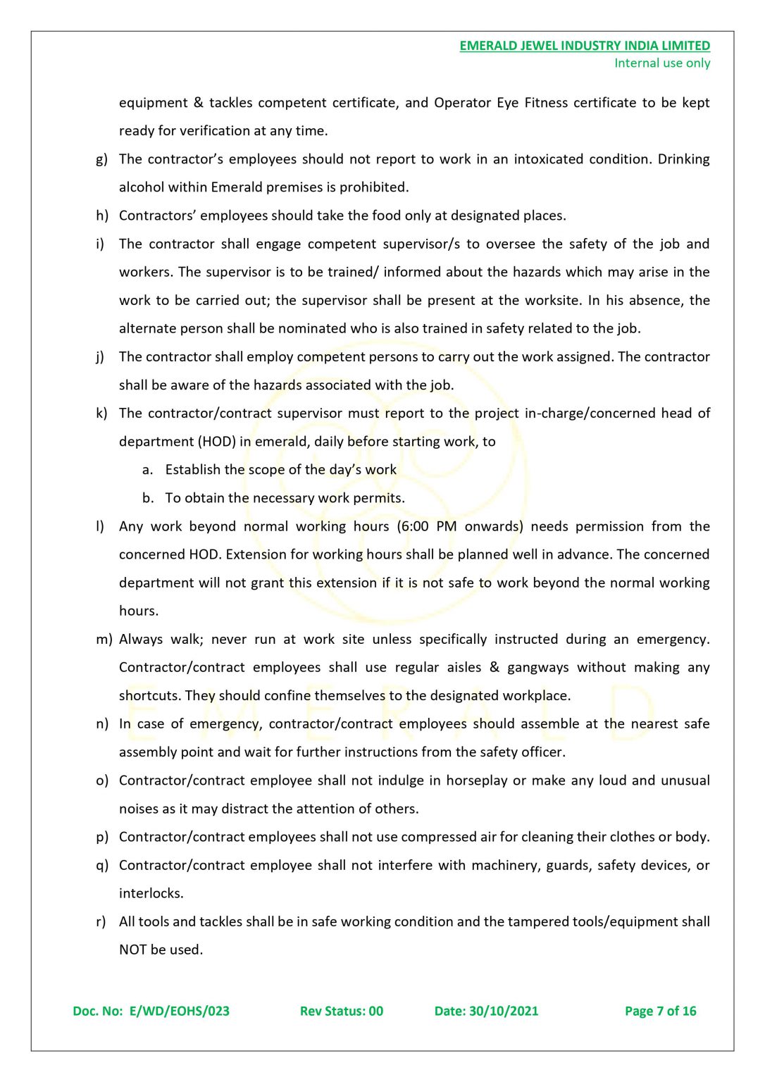 VENDOR CODE OF CONDUCT